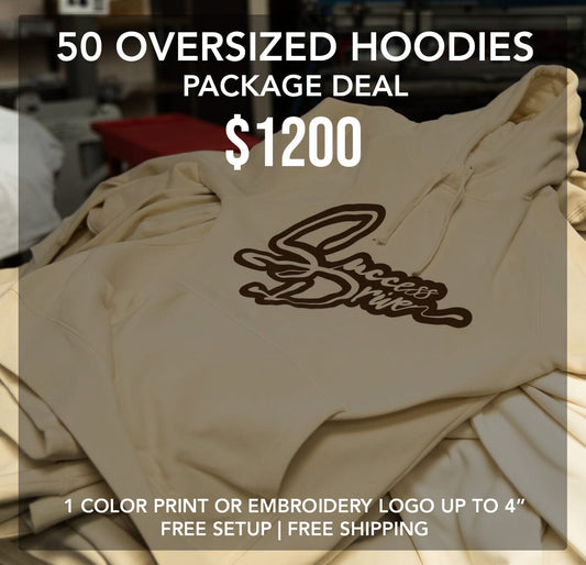 50 Oversized Hoodies Package Deal
