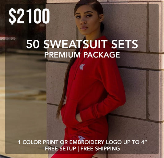 50 Sweatsuit Sets Premium Package
