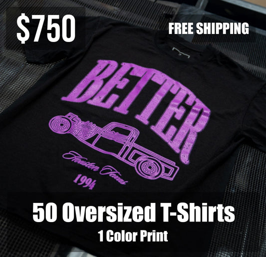 50 Oversized Tees Package Deal